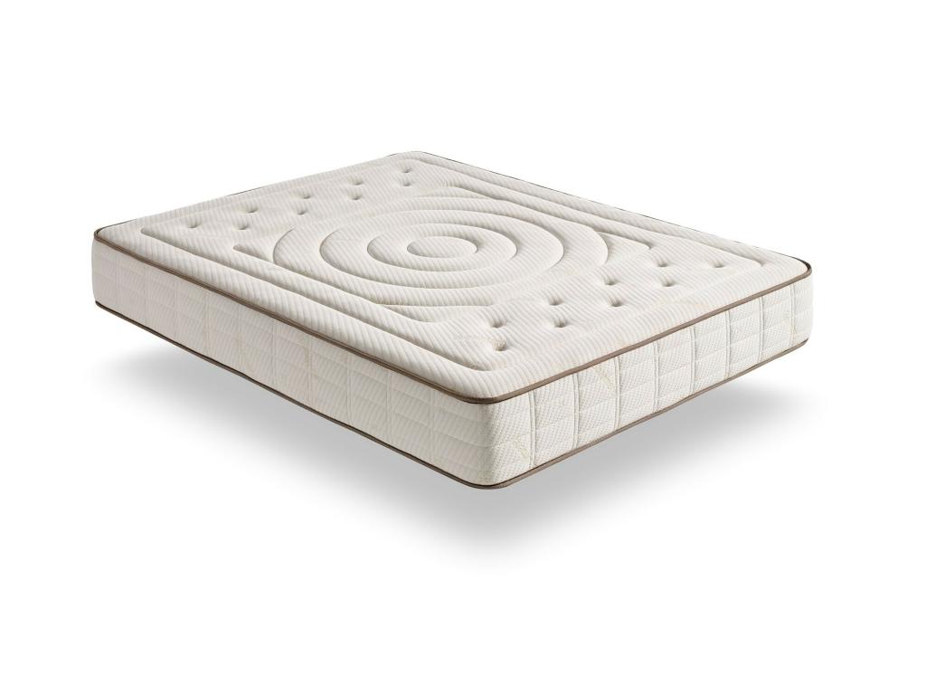 Matelas 90x190 Domopure Cachemire Impérial Fibres Naturelles Hauteur 26 Cm /2 VDLA76346