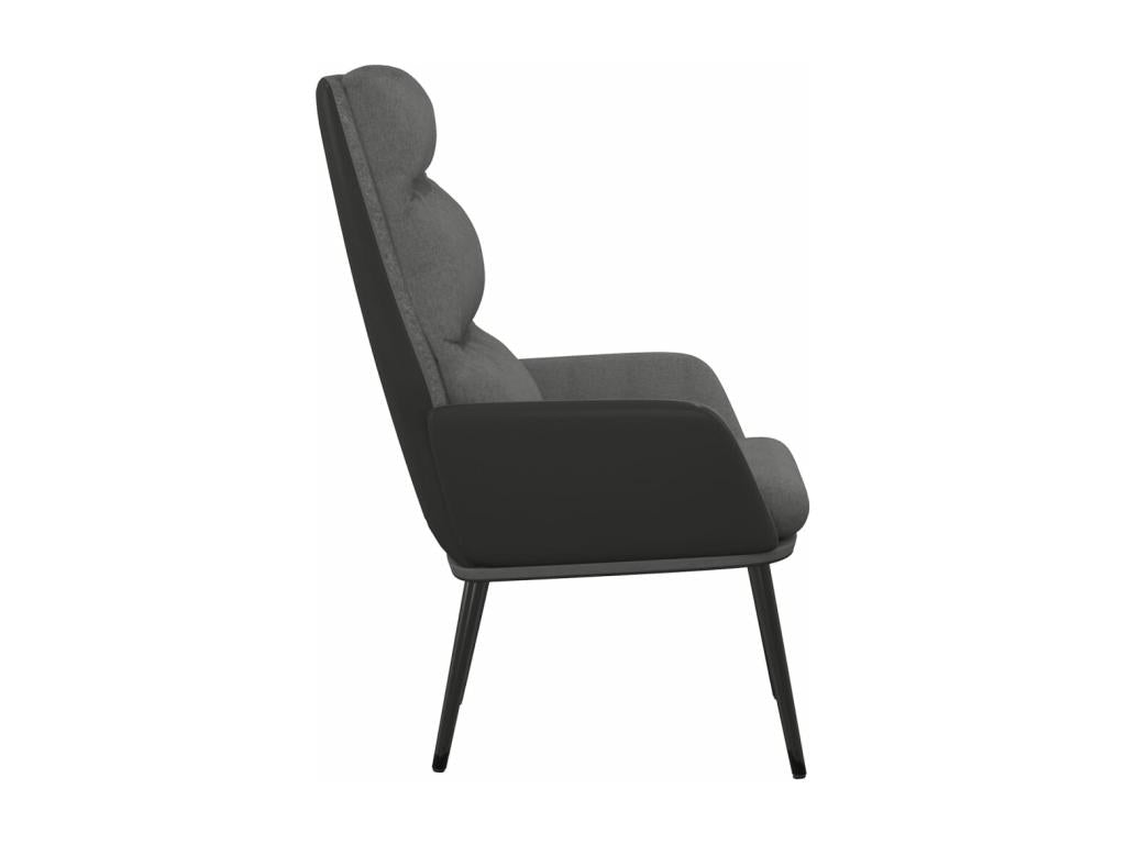 Fauteuil de relaxation Gris clair Tissu KTNO70066