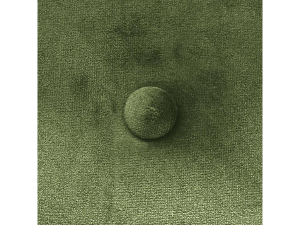Domopure Tête de Lit Velours Lisse avec Boutons 110x50 Lits 105 - Vert Domopure KTFB28648