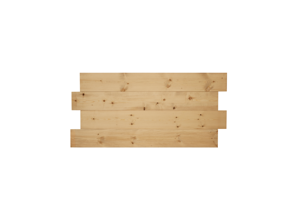 Tête de lit en bois de pin brun clair 200x80cm - Decohaute ZEMZ62478