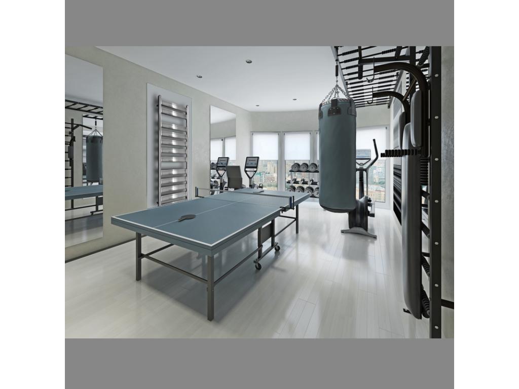 Radiateur Décohaute de salle de bain chromé chauffage design moderne 500x950 mm SFCZ85175