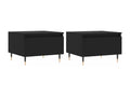 Tables basses 2 pièces noir 50x46x35 cm bois d'ingénierie NBSG31465