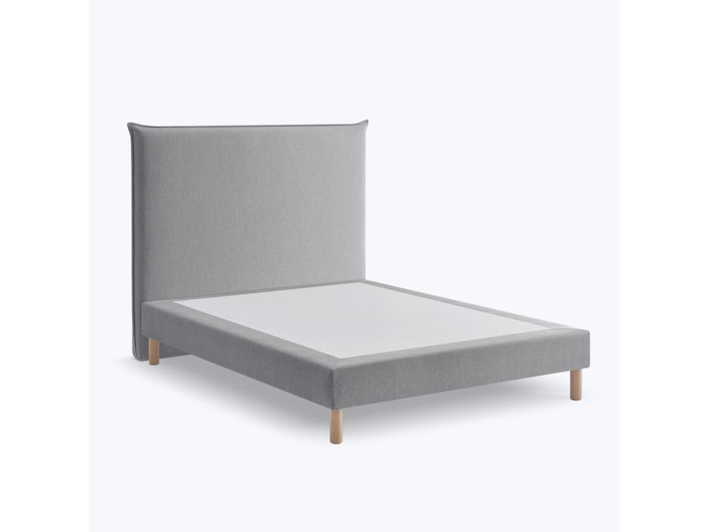 Lit Design gris 140x200 monobloc ELSG81421