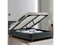 Lit Complet Domopure Matelas Romance 160 Gris KKRN10409