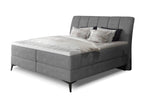 Lit continental moderne avec matelas velours gris Brato-160x200 VZPW89259