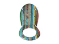 Abattant WC siège de multicolore 45,5x37,1x37,1 cm 19 0000713 IHVL72915