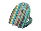 Abattant WC siège de multicolore 45,5x37,1x37,1 cm 19 0000713 IHVL72915