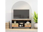 Meuble TV 100x33x46 cm bois de récupération et d'ingénierie JCAO74886