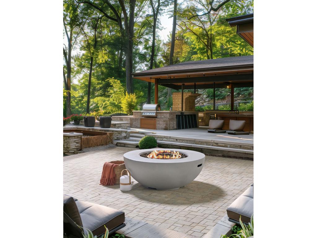 Brasero gris clair Decohaute SKXQ37308