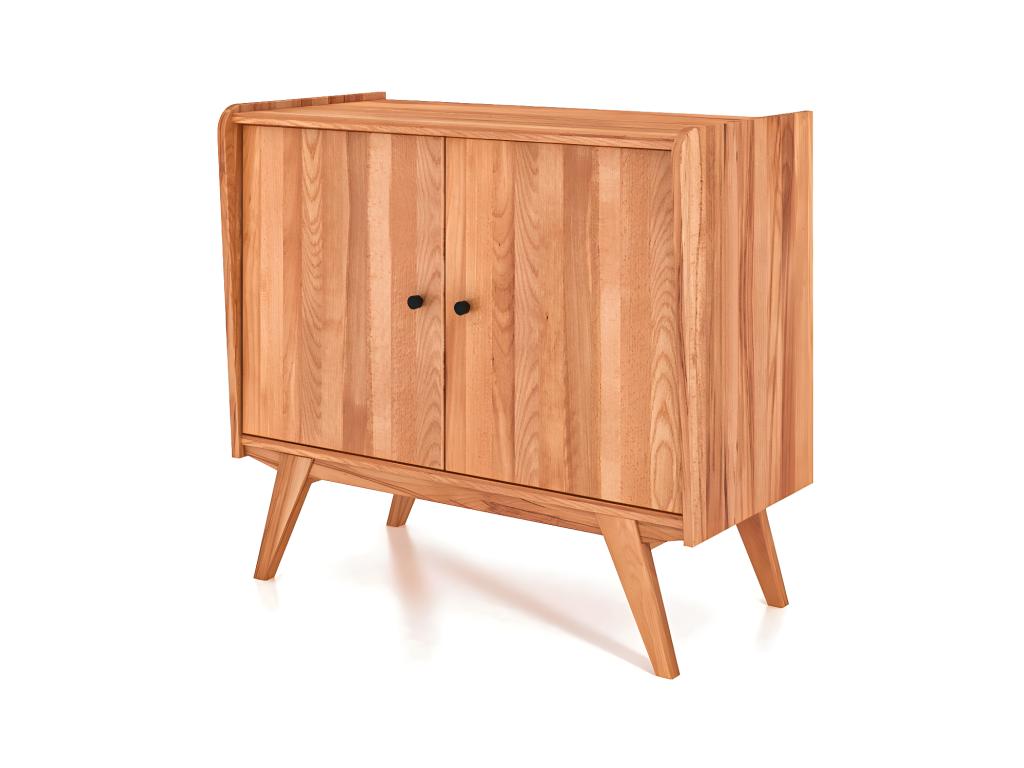 RETRO - Commode en bois massif de cœur de hêtre finition à l'huile naturelle UFSL96304