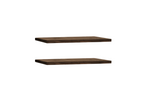 Ensemble 2 étagères flottantes en bois de sapin marron 120x3.2cm - Domopure GBSZ42505
