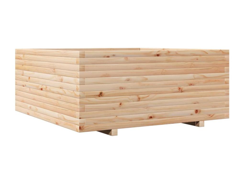 Jardinière 110x110x49,5 cm bois de pin massif AWDJ30754