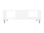 Table basse blanc 104x60x35 bois d'ingénierie OYGU76631