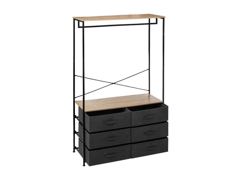 Dressing penderie 6 tiroirs Decohaute gris foncé Decohaute EJFD77861