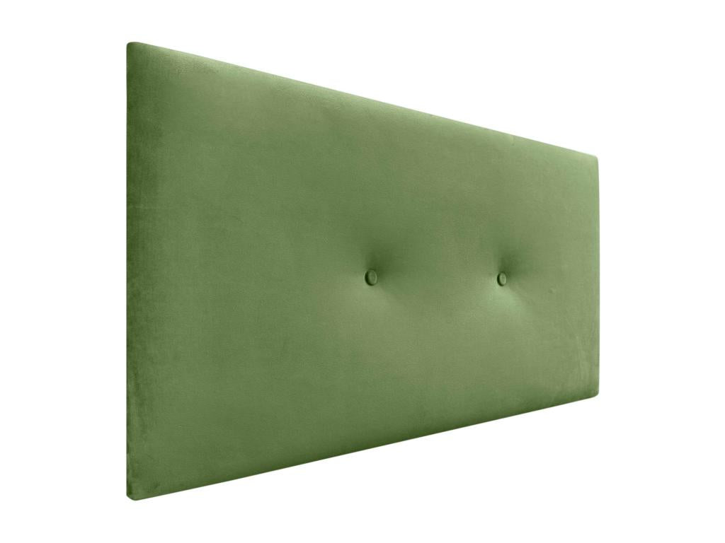Domopure Tête de Lit Velours Lisse avec Boutons 95x50 Lits 80/90 - Vert Domopure MGLV97846