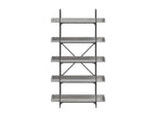 Bibliothèque 5 niveaux Decohaute gris 100x33x180.5 cm YYSS04189