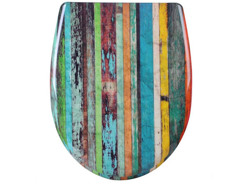 Abattant WC siège de multicolore 45,5x37,1x37,1 cm 19 0000713 IHVL72915