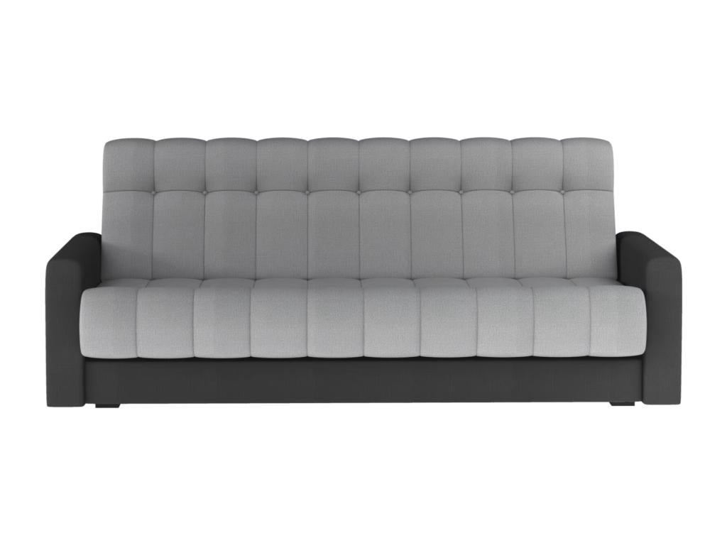 Canapé lit 3 places velours gris clair et gris foncé Decohaute 210cm SOPG03178