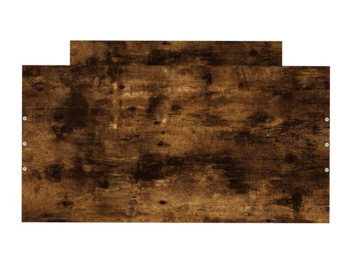 Cadre de lit chêne fumé 75x190 petit simple bois ingénierie JMFD15459