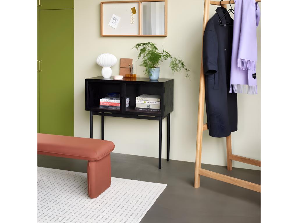 Banc moderne 100cm en tissu rembourré Decohaute DTQR14408