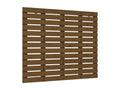 Tête de lit murale Marron miel 141x3x91,5 cm Bois massif de pin CASA53886