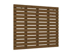Tête de lit murale Marron miel 141x3x91,5 cm Bois massif de pin CASA53886