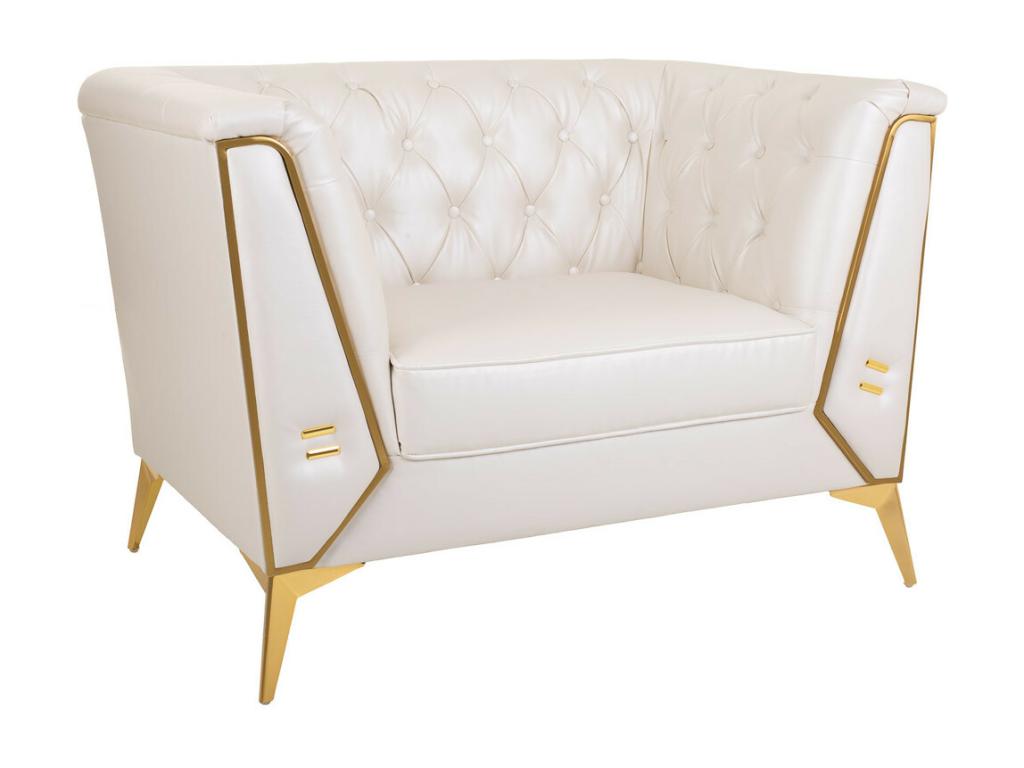 Fauteuil blanc 104x72x75h RHBC31170