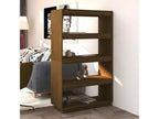 Bibliothèque/Séparateur de pièce Marron miel 80x35x135 cm Pin TTRN71078