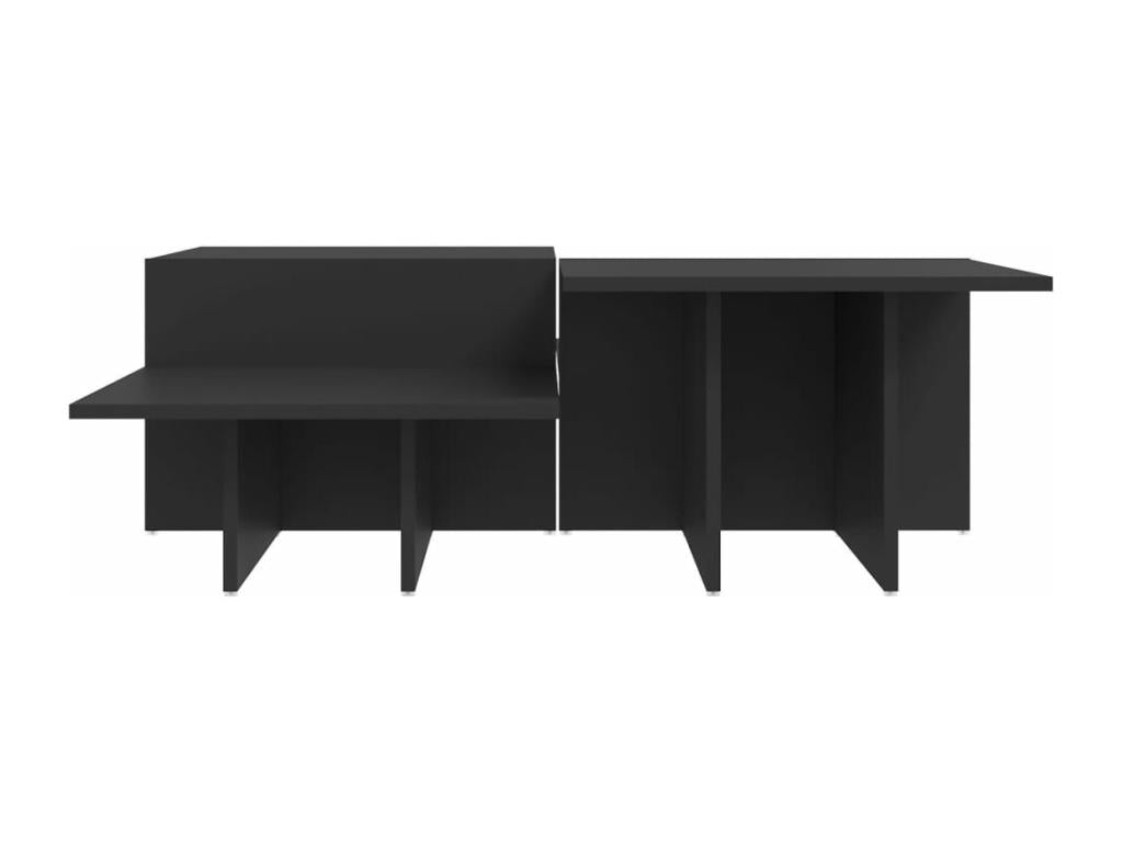 Tables basses 2 pcs gris bois d'ingénierie OLTZ63631