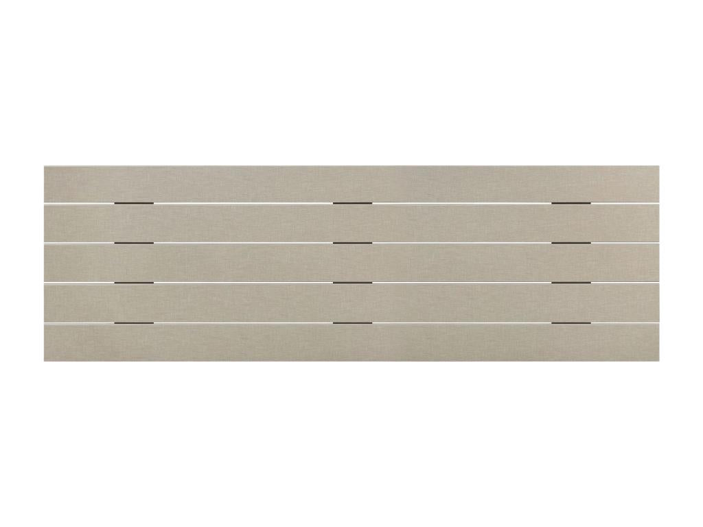 Decohaute Tête de Lit Bois Recyclé Dm Style Palette Horizontale 150x46cm Lits 150/160 - Finition Lin WAAA97999