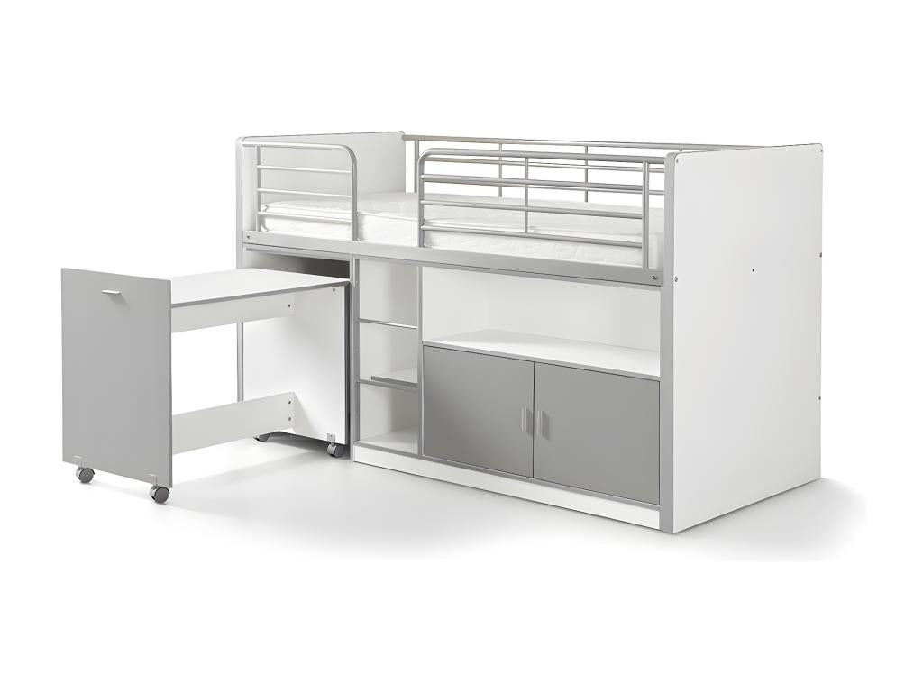 Lit Enfant Decohaute KSB005 96x207x121 Gris BKUW70948