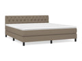 Lit à sommier tapissier avec matelas Decohaute 160x200 cm Tissu XUKP90228