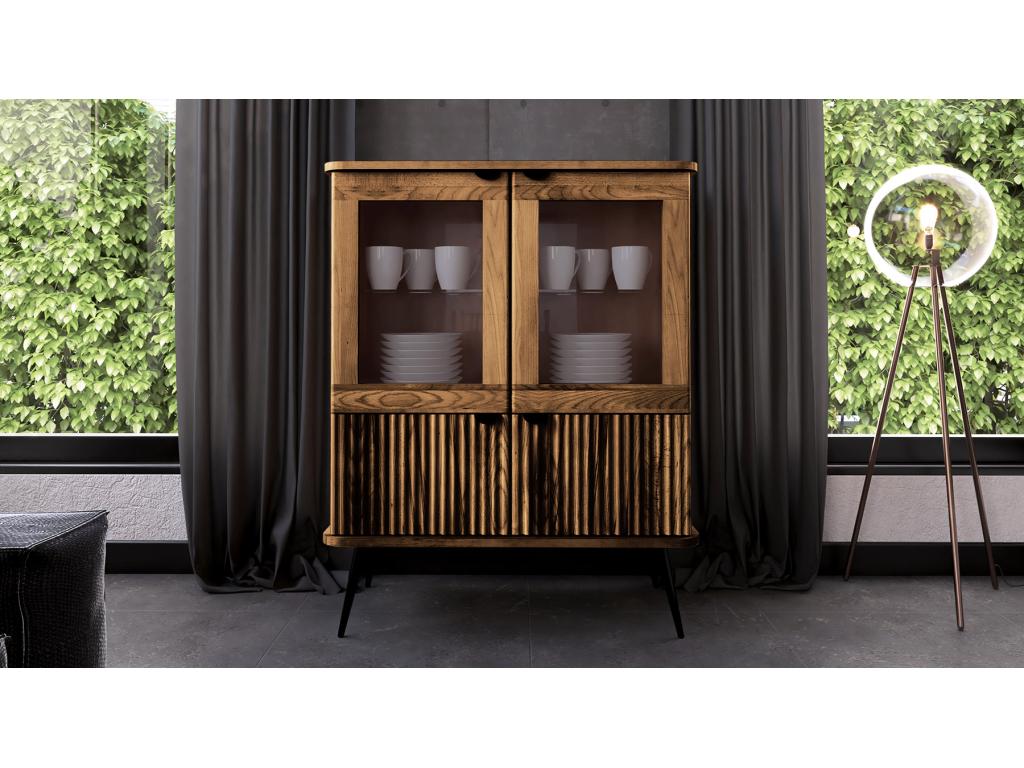 Buffet vaisselier bois hêtre Decohaute 97x46cm ULIT52031