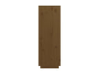 Buffet haut Marron miel 89x40x116,5 cm Bois massif de pin HBPM73767
