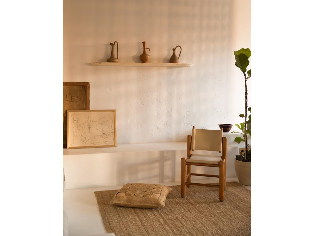 Ensemble 3 étagères en bois de sapin naturel 200x3.2cm - Decohaute KLZQ35503