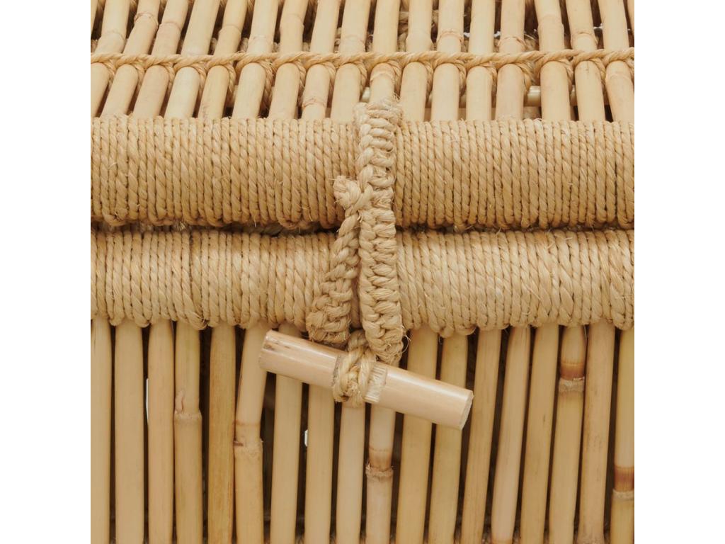 Malles en roseau naturel Lot de 2 EBXQ11421