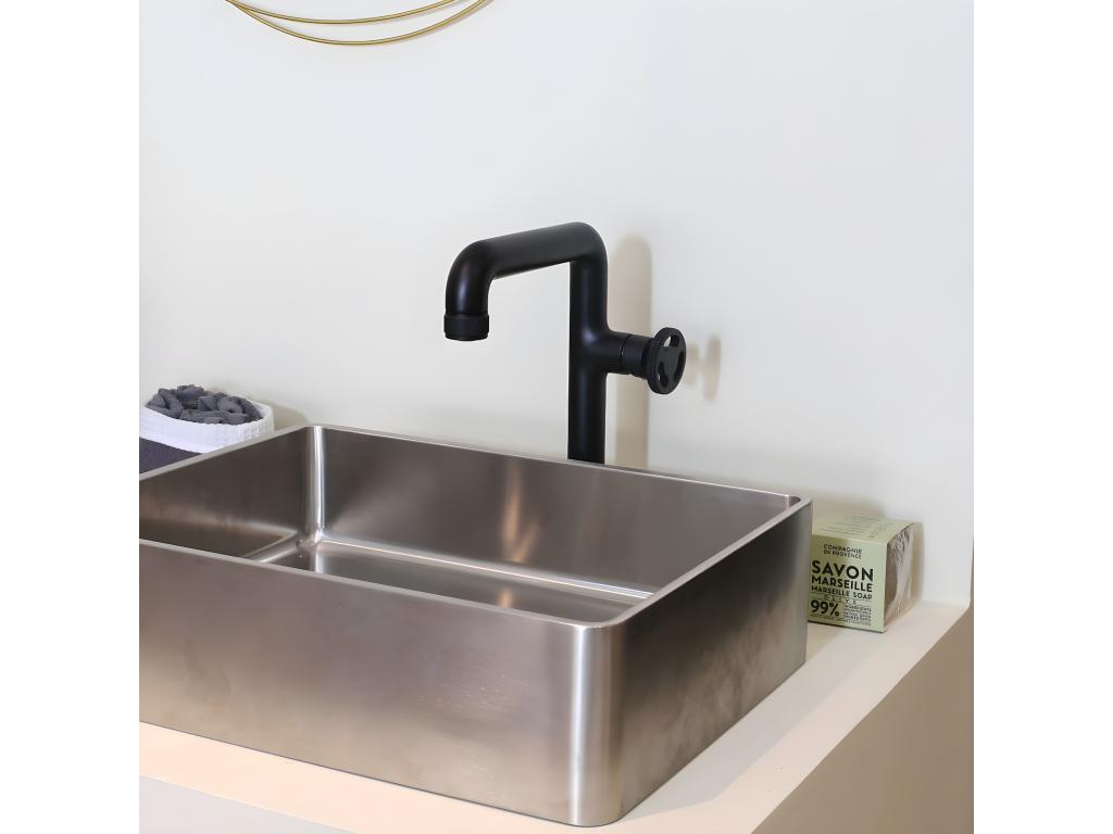 Decohaute mitigeur lavabo haut noir - Decohaute BPGU90488