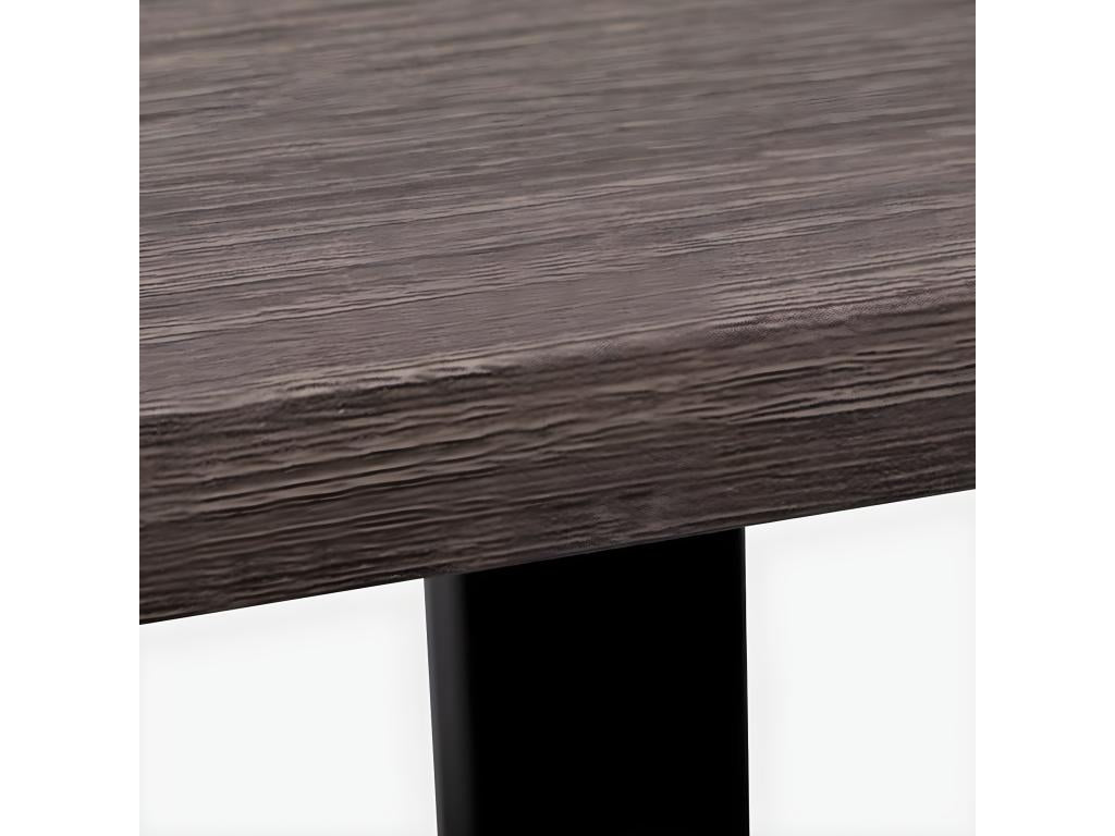 Bureau avec 2 étagères Gris et chêne APGW00325