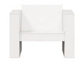 Canapé de jardin blanc 79x60x62 cm bois de pin massif FAIV42195