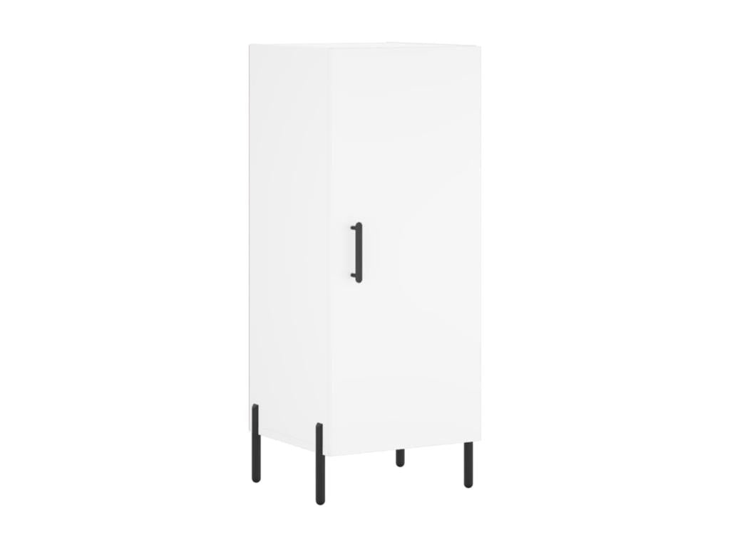 Buffet haut Blanc 34,5x34x180 cm Bois d'ingénierie OPQB74458