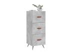 Buffet Gris béton 34,5x34x90 cm Bois d'ingénierie HPAW80044