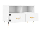 Meuble TV Blanc 80x36x50 cm Bois d'ingénierie VHZV25696