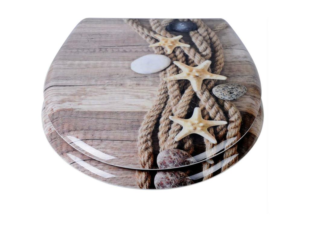 Abattant WC corde de 45,5x37,1x5 cm 19 0000724 SGSD63866