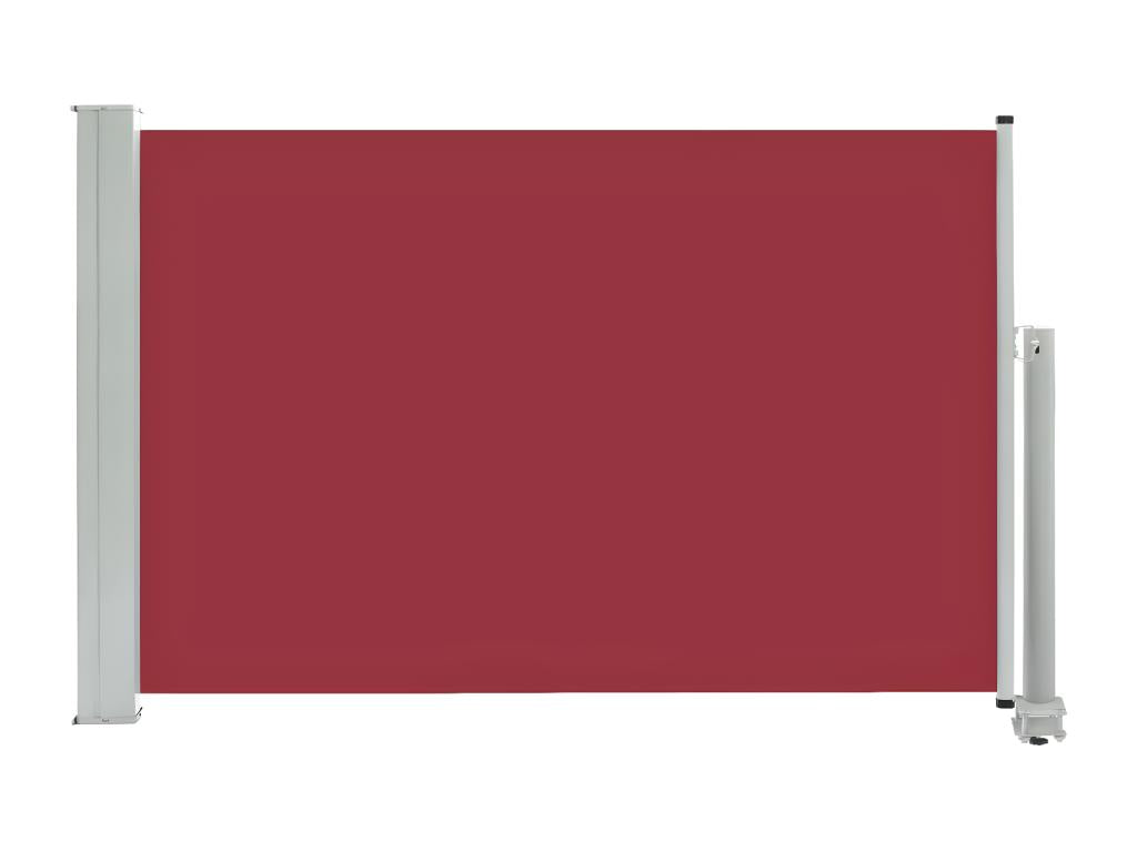 Auvent latéral rétractable de Decohaute 60x300 cm Rouge VDEL18691