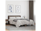 Cadre de lit chêne marron 140x190 bois d'ingénierie et métal TJOS46595