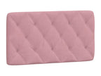 Coussin de tête de lit rose 100cm velours UBXG79857