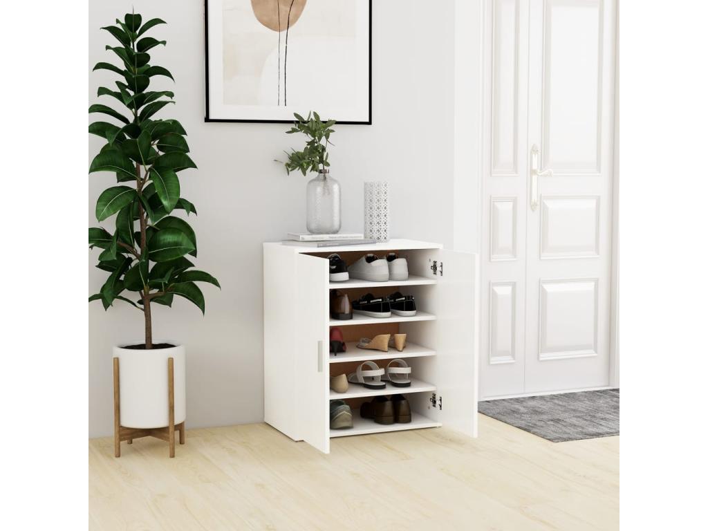 Armoire à chaussures Blanc 60x35x70 2 KAXO97617