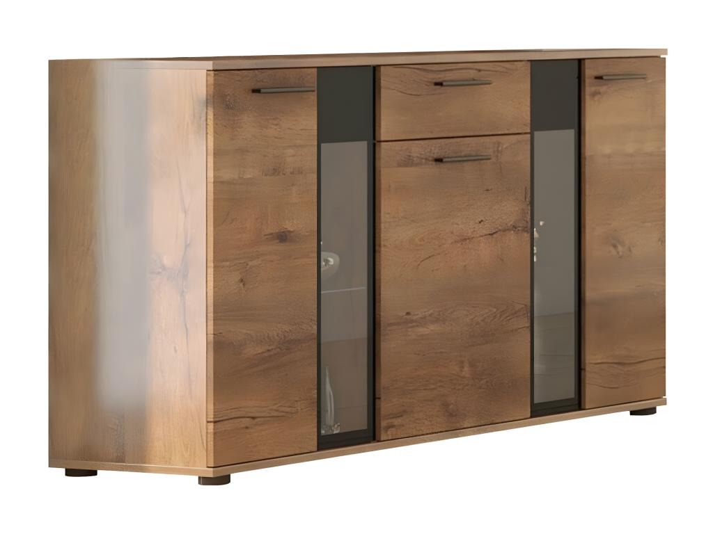 Vitrine Decohaute 114 Avec des portes - Avec tiroirs Le nombre de portes 3 80x140x40cm ERDA75526