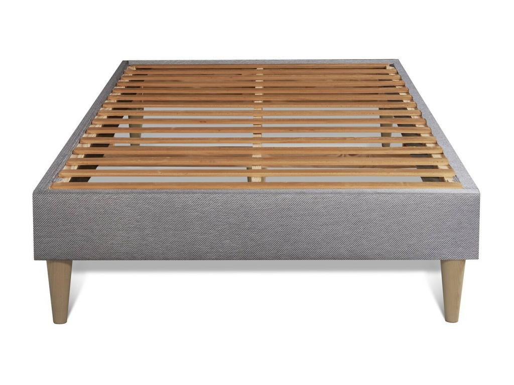 Ensemble matelas Decohaute DREAM Ressorts ensachés et mémoire de forme 90x200 cm 5zones de confort sommier Decohaute gris DNSK70099