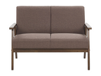 Canapé Domopure Tissu Marron 2 places YJPV59306